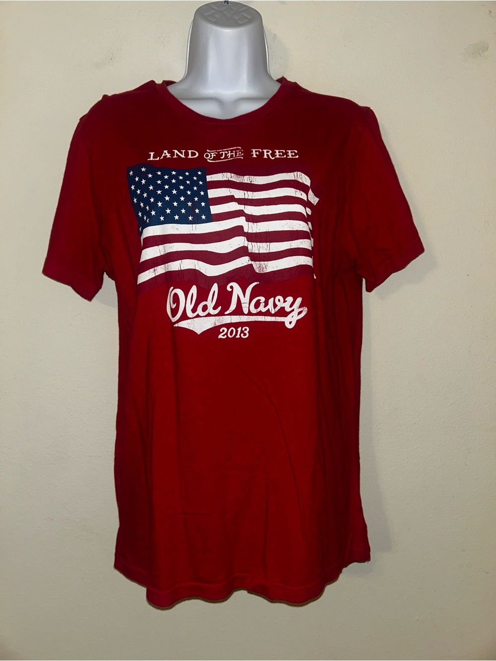 Old Navy Land of the Free Flag T-Shirt 2013